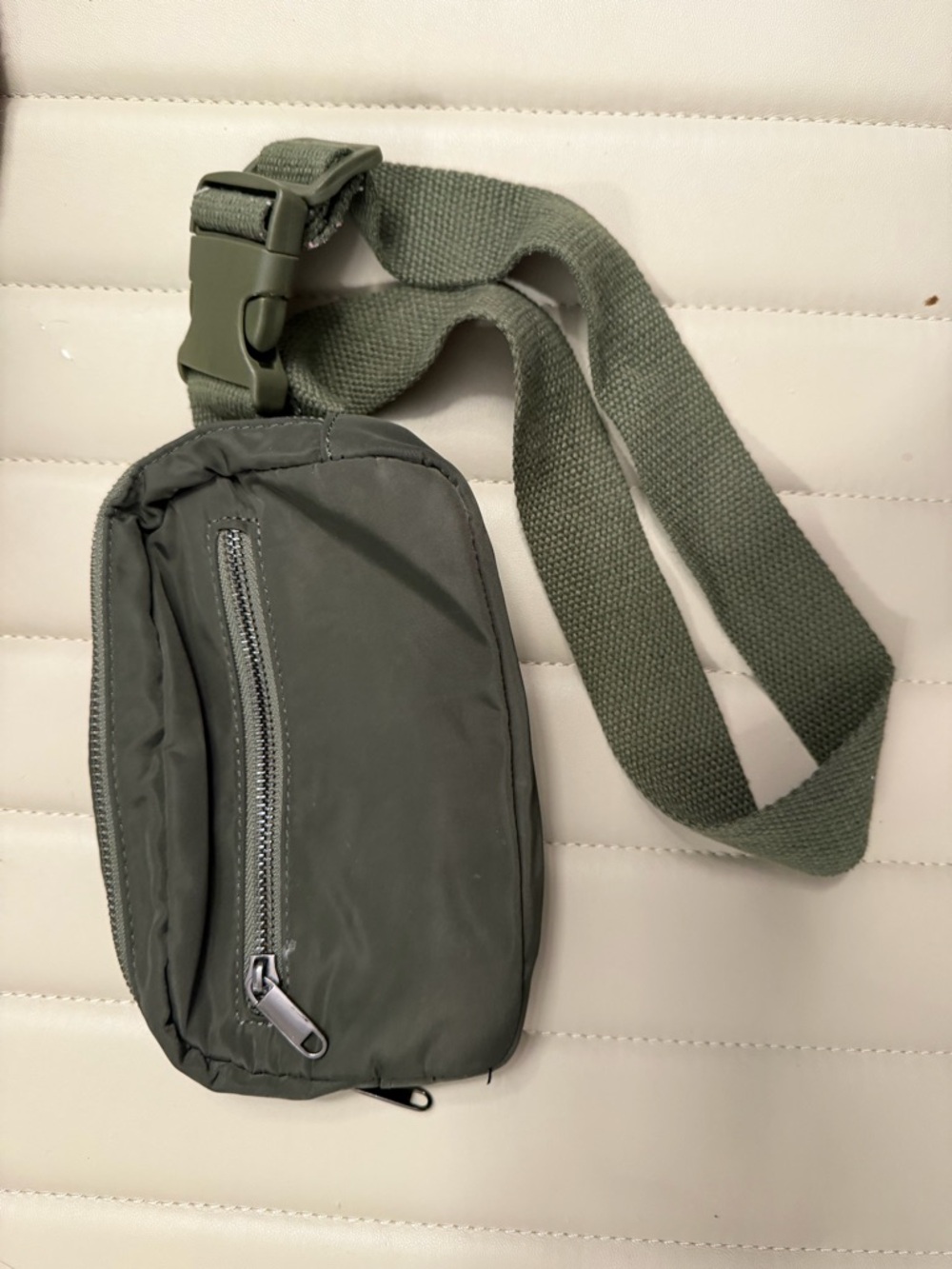 wild fable Olive Green Crossbody Pouch with Adjustable Strap